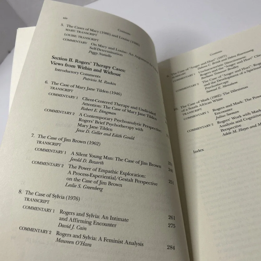 THE PSYCHOTHERAPY OF CARL ROGERS: CASES AND COMMENTARY By Barry A. Farber